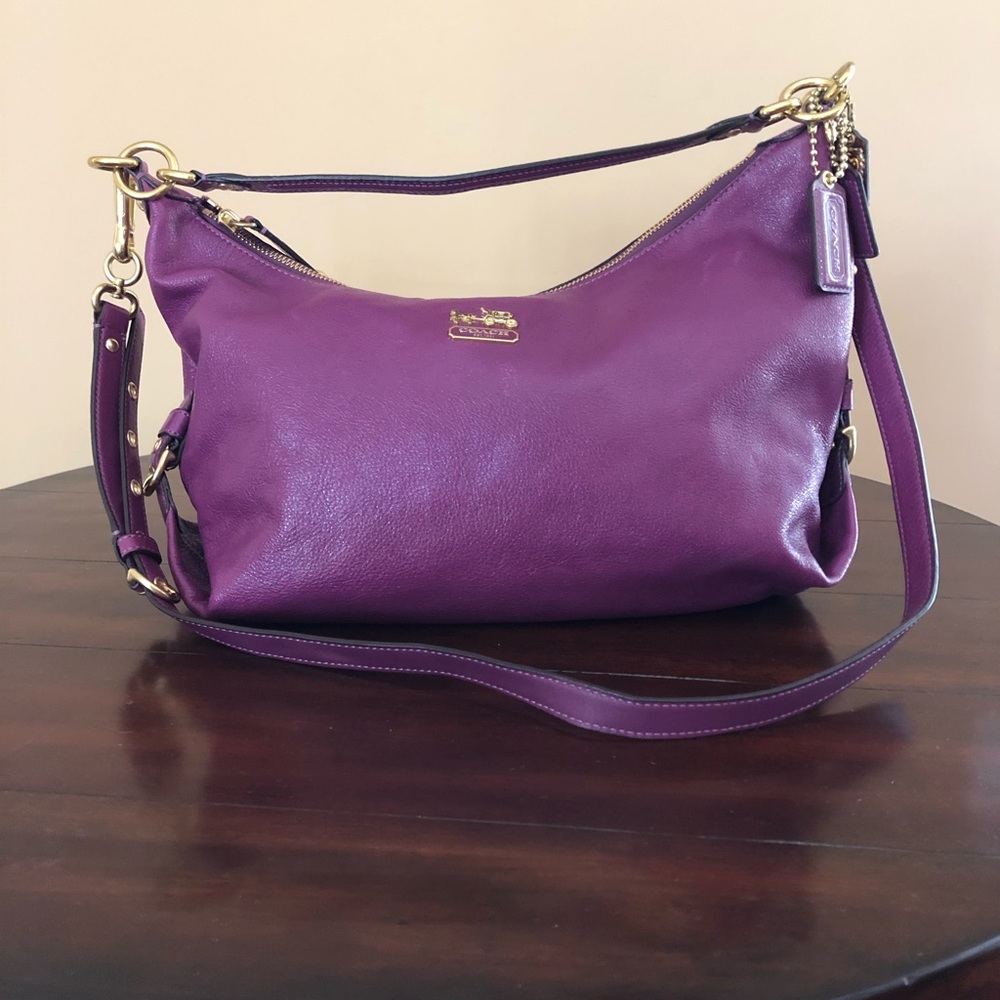 Purple Coach Purse
